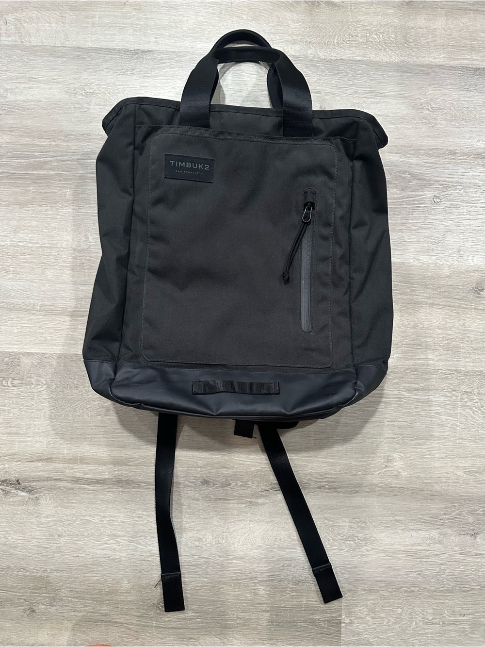 BGA30 Timbuk2 Black Heist Tote Backpack Convertible 16L